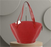 Louis Vuitton Red Saint Jacques Shoulder Bag