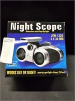 night scope binoculars with pop up light