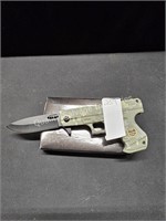 snake eye gun look pocketknife (display)