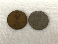 1929 & 43 Wheat Pennies