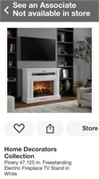 47” electric fireplace
