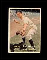 1957 Topps #192 Jerry Coleman P/F