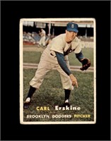 1957 Topps #252 Carl Erskine P/F