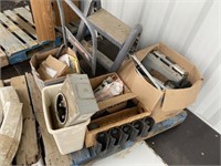MISC TOOLS, BIG WRENCHES, CART, STEPPER