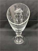 Prairie Meadows Horse Racing Crystal Trophy