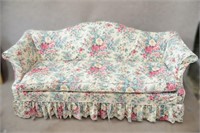 FLORAL COUCH 81"x32"x37"