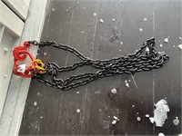 UNUSED 5/16" 7' G80 CHAIN SLING DOUBLE