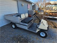 Gas Powered Club Car Golf Cart With Tilt Bed
