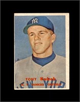 1957 Topps #312 Tony Kubek RC P/F