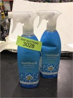 2 method antibac bathroom cleaner spray