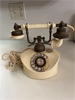 Vintage French style rotary telephone