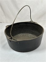Cast Iron Pot w/ Handle Marked USA