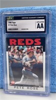 1986 Topps #1 Pete Rose CGC Auth. Altered AA