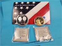 Civil War Flags & Statue of Liberty Plated Coins