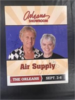 SIGNED AIR SUPPLY POSTER