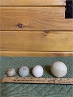 Stone Clay Marbles-41",1 1/4"