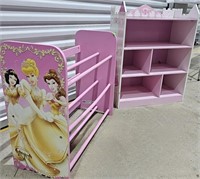 Disney Princess Shoe Rack & Cubby Shelf