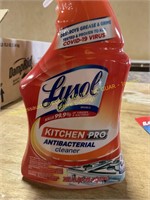 3ct lysol kitchen pro antibacterial cleaner