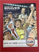 1959 Milw Braves scorecard