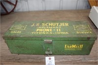 J.R. Schutjer Titonka Iowa Phone 11 Tool Box