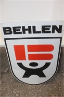 Metal Behlin Sign