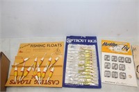 Vintage Fishing Floats, Bobbers and Lures