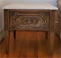 Stone Top End Table #1