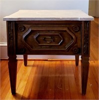 Stone Top End Table #2