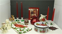 Christmas Home Decor with Candleholders and More