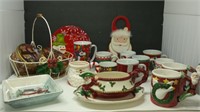 Christmas Mugs, Cookie Plate and More