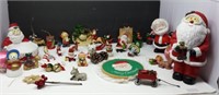 Vintage Handcrafted Santa Figures & Ornaments