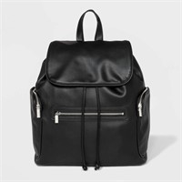 Flap Backpack - Wild Fable Black