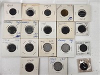 ASSORTED LOT MOSTLY GERMAN FOREIGN COINS