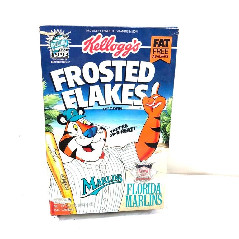 Florida Marlins 1993 Frosted Flakes Box