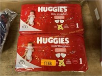 2ct Huggies Size 1 Winnie the Pooh 33-Packs