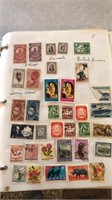 Stamp Album stamps of the world, 50+ loose leaf