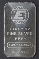 1ozt Engelhard .999 Silver Bar