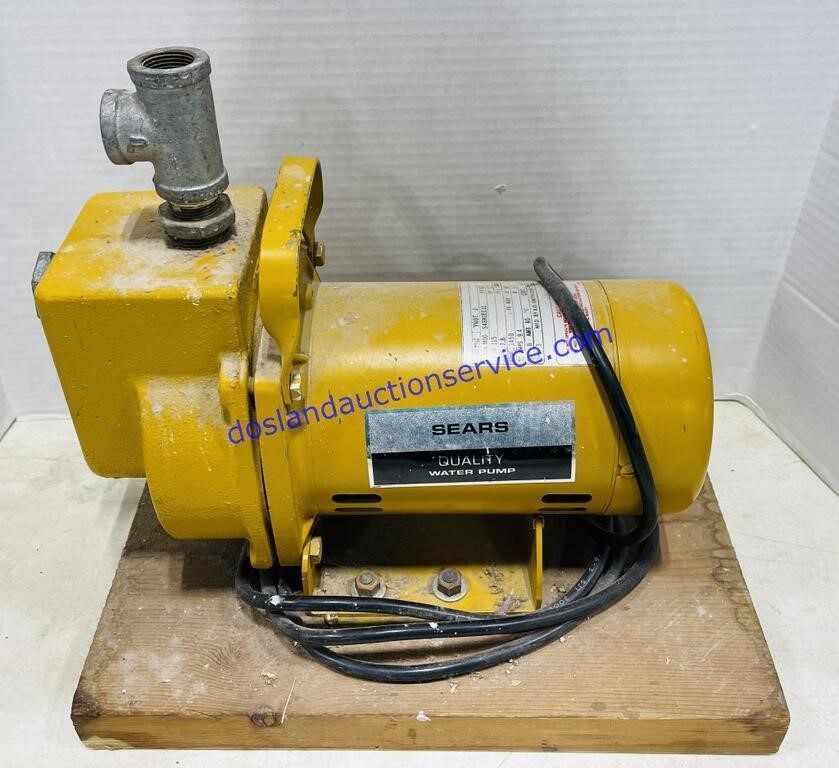 Mounted Sears Quality Water Pump