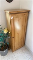 Wooden pantry cabinet, no contents