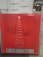 7 ft high Spiral Christmas Tree Works