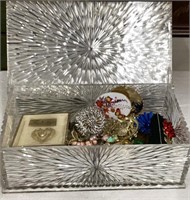 Box with Brooches/Pins/Earrings