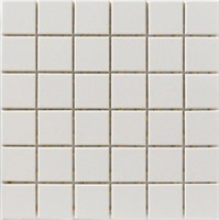 Bone Square Pattern 2x2 Porcelain Mosaic Tile