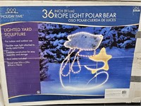 Polar Bear Lightup Yard Sign