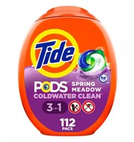 Tide 112ct Pods Meadow Scent