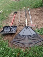 Leaf Rake, Garden Rake, Snow Shovel, Scraper