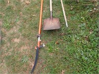 Pruning Pole, Garden Rake, Scoop Shovel