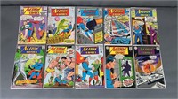 10pc Silver Age Action Comics #289-368 DC Comics