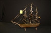 Vintage Brass/Copper Sailing Boat by Demontt