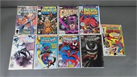 9pc Key Marvel #1 Comic Books w/ Spider-Man