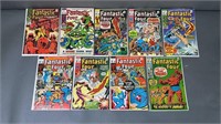 9pc Fantastic Four #81-107 Marvel Comic Books